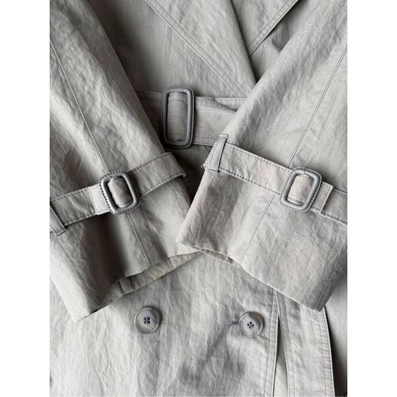 Vintage London Fog Tan/Beige Thinsulate 3M Double Breasted Long Trench Coat - Picture 7 of 13